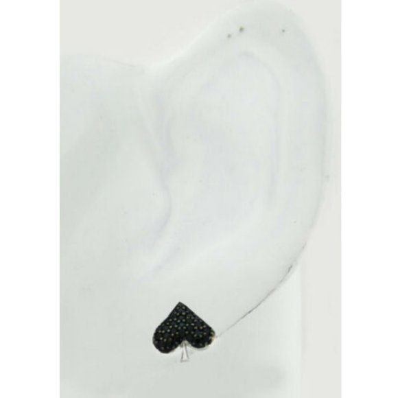 Genuine Black Onyx Stud Heart Earrings .925 Silver - Etsy GENUINE BLACK ONYX HEART STUD EARRINGS .925 Sterling Silver